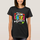 Cute Team Kindergarten Happy Back To School Teache T-Shirt (Vorderseite)