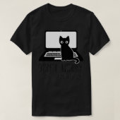 cute tech support cat T-Shirt (Design vorne)