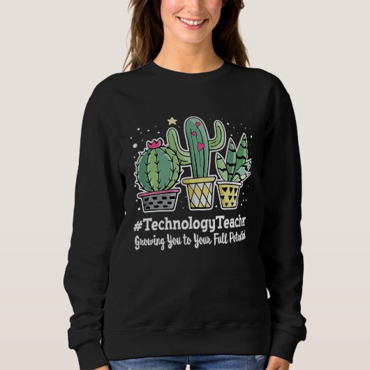 Cute Technology Teacher Appreciation Week Back to  Sweatshirt (Vorderseite)