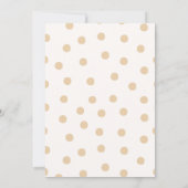 Cute Teddy Bear 4th Birthday Party Celebration Einladung (Rückseite)