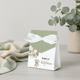 Cute Teddy Bear Balloon Baby Shower Favor Box Geschenkschachtel