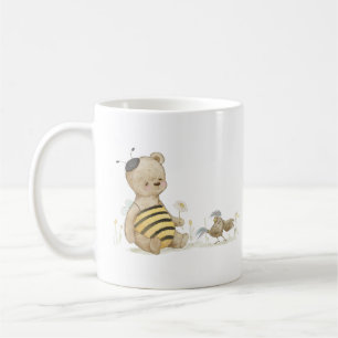 cute Teddy bear bee Kaffeetasse
