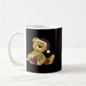 Cute Teddy Bear Christmas T Shirt Kaffeetasse (Links)