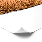 Cute Teddy Bear Couple in Love – Embroidered Style Poster (Ecke)