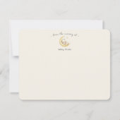 Cute Teddy Bear Gender Neutral Baby Shower Dankeskarte (Vorderseite)