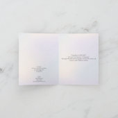 Cute Teddy Bear Gender Reveal Invitation Einladung (Innenseite)