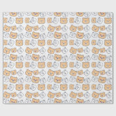 Cute Teddy Bear Gift Wrap for Kids & Baby Showers Geschenkpapier (Flach)