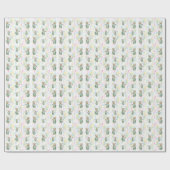 cute teddy bear green background geschenkpapier (Flach)