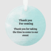 cute teddy bear green background ornament (Rückseite)