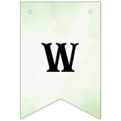 Cute teddy bear green wallpaper wimpelkette (Erste Fahne)