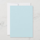 Cute Teddy Bear Personalized Birthday Invitation Einladung (Rückseite)