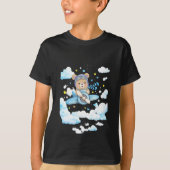 Cute Teddy Bear Pilot Airplane T-Shirt (Vorderseite)