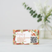 Cute teddy bear rainbow registry baby shower begleitkarte (Stehend Vorderseite)