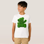 Cute Teddy Bear, Teddybär, green, grün T-Shirt (Vorne ganz)