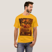 Cute Teddy Rose Basket Valentines Day Graphic T-Shirt (Vorne ganz)