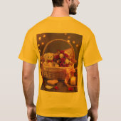 Cute Teddy Rose Basket Valentines Day Graphic T-Shirt (Rückseite)