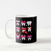 Cute Teeth Love Valentine's Day Dental  Kaffeetasse (Links)