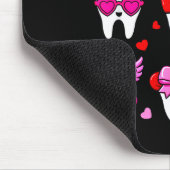 Cute Teeth Love Valentine's Day Dental  Mousepad (Ecke)