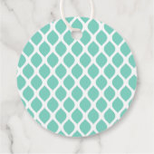 Cute Thank You Birthday Name Any Age Mint Modern Geschenkanhänger (Rückseite)