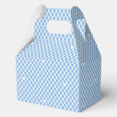 Cute Thank You Birthday Name Any Age Pretty Blue Geschenkschachtel (Rückseite)