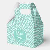 Cute Thank You Birthday Name Any Age Pretty Mint Geschenkschachtel (Vorderseite)