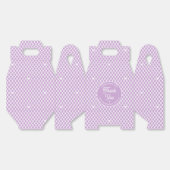 Cute Thank You Birthday Name Any Age Pretty Purple Geschenkschachtel (Ungeklappt)