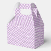 Cute Thank You Birthday Name Any Age Pretty Purple Geschenkschachtel (Rückseite)