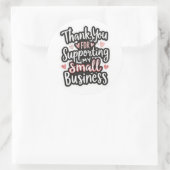 Cute thank you sticker perfect for small business  (Tasche)