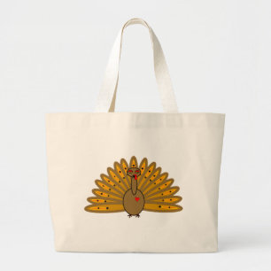Cute Thanksgiving Friendsgiving Turkey Jumbo Stoffbeutel