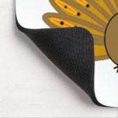 Cute Thanksgiving Friendsgiving Turkey Mousepad (Ecke)