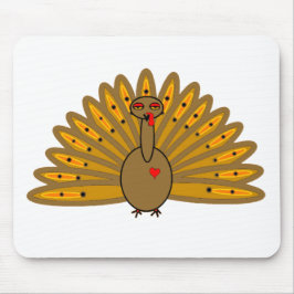 Cute Thanksgiving Friendsgiving Turkey Mousepad