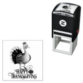 Cute Thanksgiving Turkey Permastempel (Beispiel)
