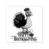Cute Thanksgiving Turkey Permastempel (Design)