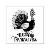 Cute Thanksgiving Turkey Permastempel (Design)