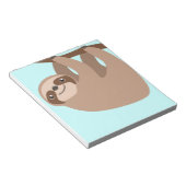 Cute Three Toed Sloth Notizblock (angewinkelt)