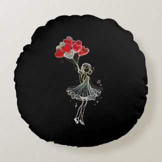 Cute throw pillow rundes kissen