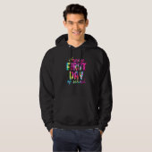 Cute Tie Dye Happy First Day Of School Hoodie (Vorne ganz)