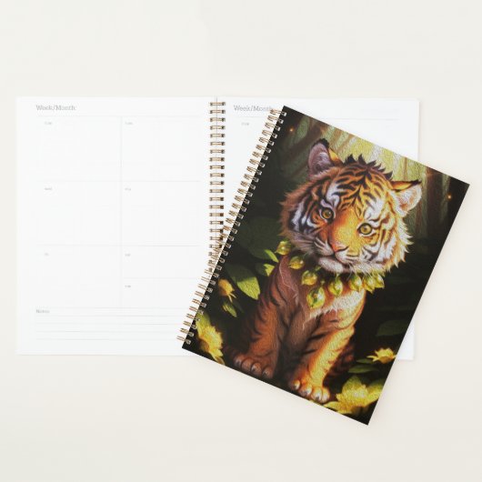 Cute Tiger Cub Planer (Anzeige)