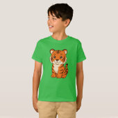 Cute Tiger Cub T-Shirt (Vorne ganz)