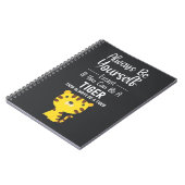 Cute Tiger Lover Gifts Animal Wildlife Funny Humor Notizblock (Linke Seite)