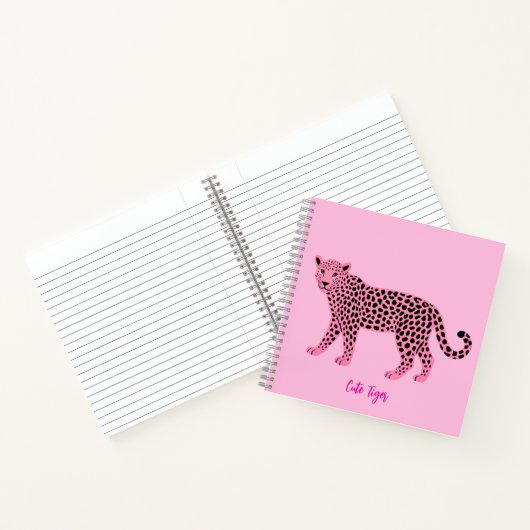 Cute Tiger Notebook Notizblock (Innenseite)