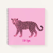 Cute Tiger Notebook Notizblock (Vorderseite)