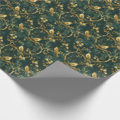 Cute tiled bird pattern  geschenkpapier (Ecke)