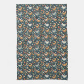 Cute tiled chickens pattern geschirrtuch (Vertikal)