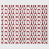 Cute tiled ladybug pattern geschenkpapier (Flach)