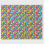 Cute tiled melting ice cream pattern  geschenkpapier (Flach)