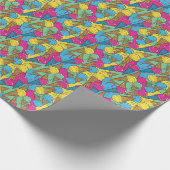 Cute tiled melting ice cream pattern  geschenkpapier (Ecke)