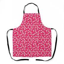 Cute tiny white flower pattern pink pattern