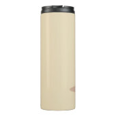 Cute tired capybara thermosbecher (Rückseite)