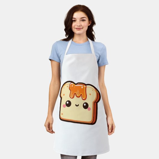 Cute Toast  Schürze (Getragen)